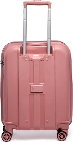 ©TROLLEYZ - Paris No.5 - Trolley - 55cm Met TSA Slot - Dubbele Wielen - 360° Spinners - 100% Polypropyleen - Handbagage Koffer In Rose Blush -Beroemde Bagage Winkel 616x1200 3