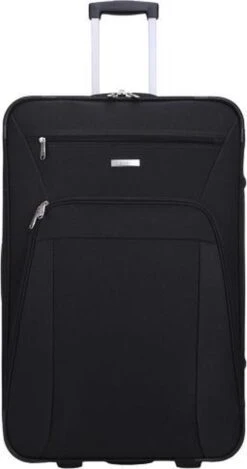 Decent Basic-Line Large Trolley 73 Cm - Zwart -Beroemde Bagage Winkel 632x1200 1