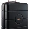 CabinMax Koffer - Handbagage 40L - Harde Reiskoffer - 55x40x20cm - Zwart/Roségoud -Beroemde Bagage Winkel 642x1200