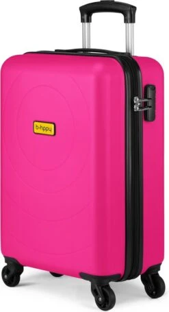 BHPPY - Flamingo Pink - Handbagage (55 Cm) -Beroemde Bagage Winkel 651x1200 2