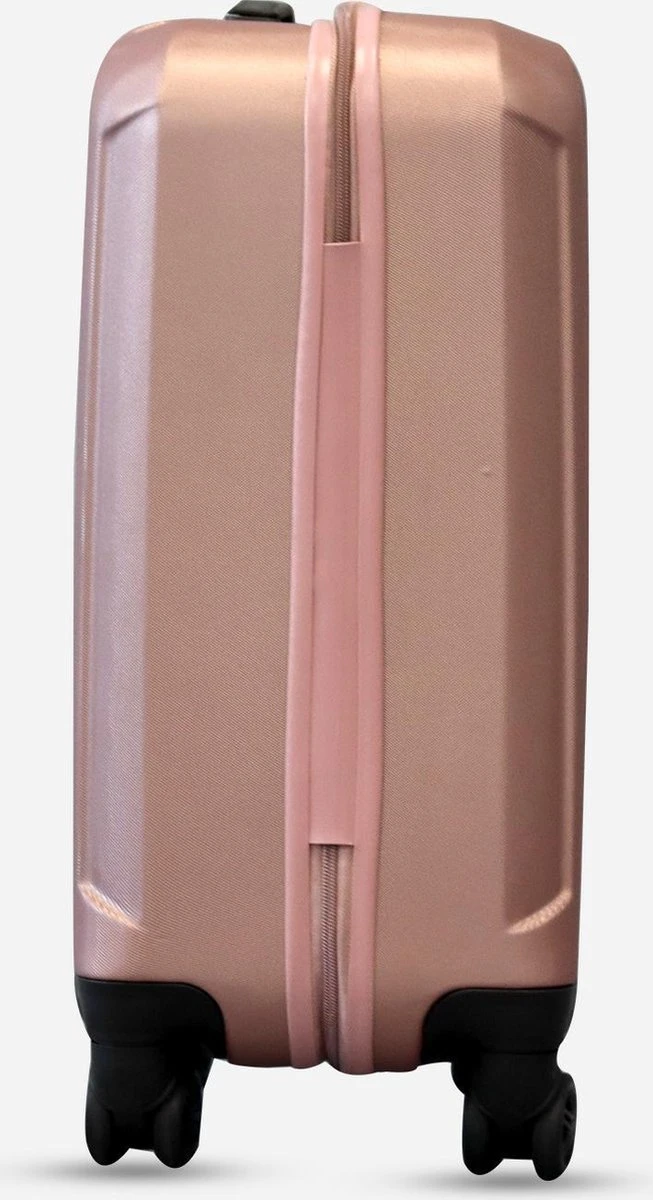 ©TROLLEYZ - Bali No.22 - Trolley 55cm Met TSA Slot - Dubbele Wielen - 360° Spinners - 100% ABS - Handbagage Koffer In Cosmopolitan Pink 10 ©TROLLEYZ - Bali No.22 - Trolley 55cm Met TSA Slot - Dubbele Wielen - 360° Spinners - 100% ABS - Handbagage Koffer In Cosmopolitan Pink - Afbeelding 8