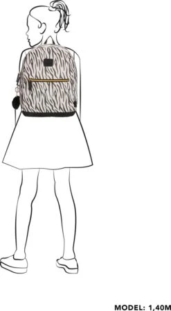 Beagles Originals Cool Originals Rugzak 13,3 Inch (29,4x16,6 Cm.) - Tijger Wit -Beroemde Bagage Winkel 662x1200 5