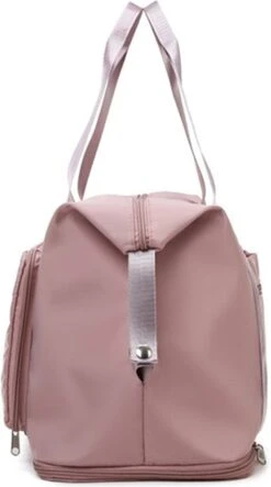 Merkloos Opvouwbare Handbagage Reistas – Opvouwbaar Tot 28 X 18 Cm – Roze -Beroemde Bagage Winkel 669x1200 5