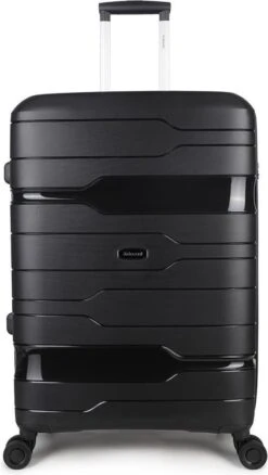 Decent ONE-CITY Large Koffer - 76 Cm - TSA Slot - Zwart -Beroemde Bagage Winkel 676x1200