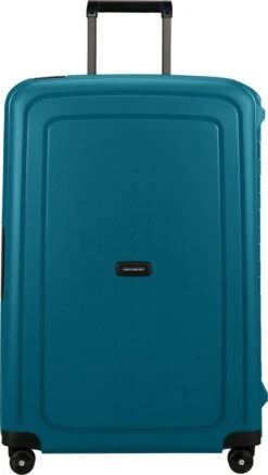 Samsonite Reiskoffer - S'Cure Spinner 75/28 - Petrol Blue -Beroemde Bagage Winkel 677x1200 2