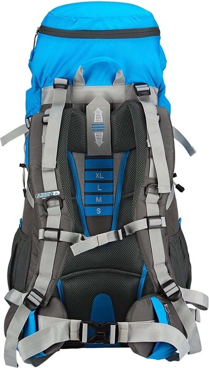 Abbey Rugzak Trekking Met Verstelsysteem - Sphere 60L - Antraciet/Grijs/Smaragd 9 Abbey Rugzak Trekking Met Verstelsysteem - Sphere 60L - Antraciet/Grijs/Smaragd - Afbeelding 7