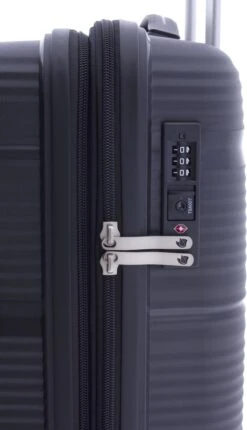 Gladiator Bionic S Handbagage Koffer Expandable - 55 Cm - TSA Slot - Zwart -Beroemde Bagage Winkel 690x1200 3