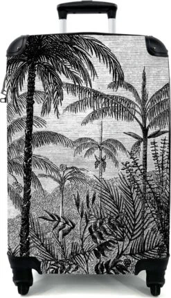 NoBoringSuitcases.com® Koffer - Jungle - Palmboom - Vintage - Zwart Wit - Past Binnen 55x40x20 Cm En 55x35x25 Cm - Handbagage - Trolley - Fotokoffer - Cabin Size - Print 15 NoBoringSuitcases.com® Koffer - Jungle - Palmboom - Vintage - Zwart Wit - Past Binnen 55x40x20 Cm En 55x35x25 Cm - Handbagage - Trolley - Fotokoffer - Cabin Size - Print -Beroemde Bagage Winkel 691x1200 2