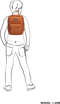 Beagles Originals Torrent Rugzak - 8 Liter - Terracotta -Beroemde Bagage Winkel 695x1200 1