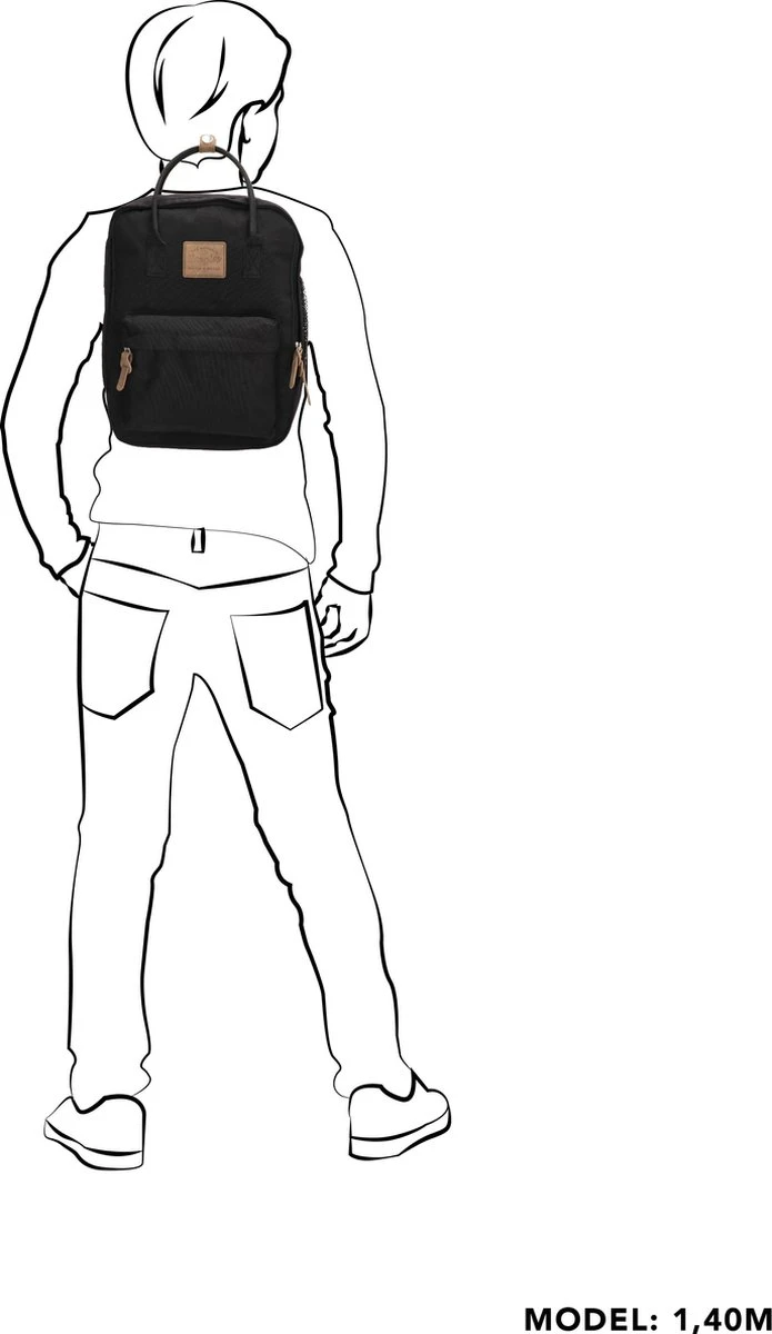 Beagles Originals Torrent Rugzak 13,3 Inch (29,4x16,6 Cm.) - Zwart 4 Beagles Originals Torrent Rugzak 13,3 Inch (29,4x16,6 Cm.) - Zwart - Afbeelding 2