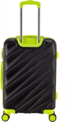 Decent Lumi Fix Handbagage Koffer - 55 Cm - Black/Lemon -Beroemde Bagage Winkel 705x1200 2