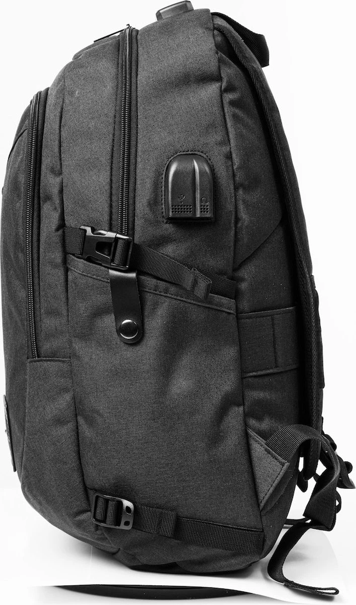 Grab Bag - #Code Edition - Rugtassen - Zwart - Anti Diefstal 4 Grab Bag - #Code Edition - Rugtassen - Zwart - Anti Diefstal - Afbeelding 2