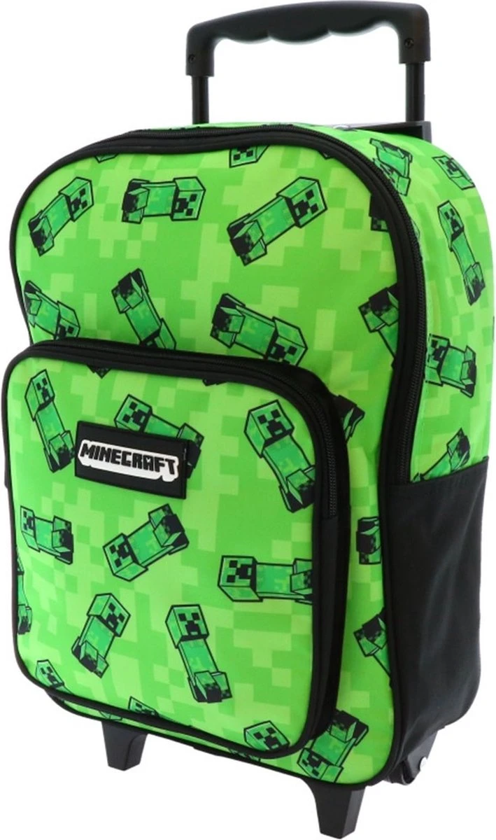 Minecraft Jongens Trolley 29x15x38 Groen 6 Minecraft Jongens Trolley 29x15x38 Groen - Afbeelding 4