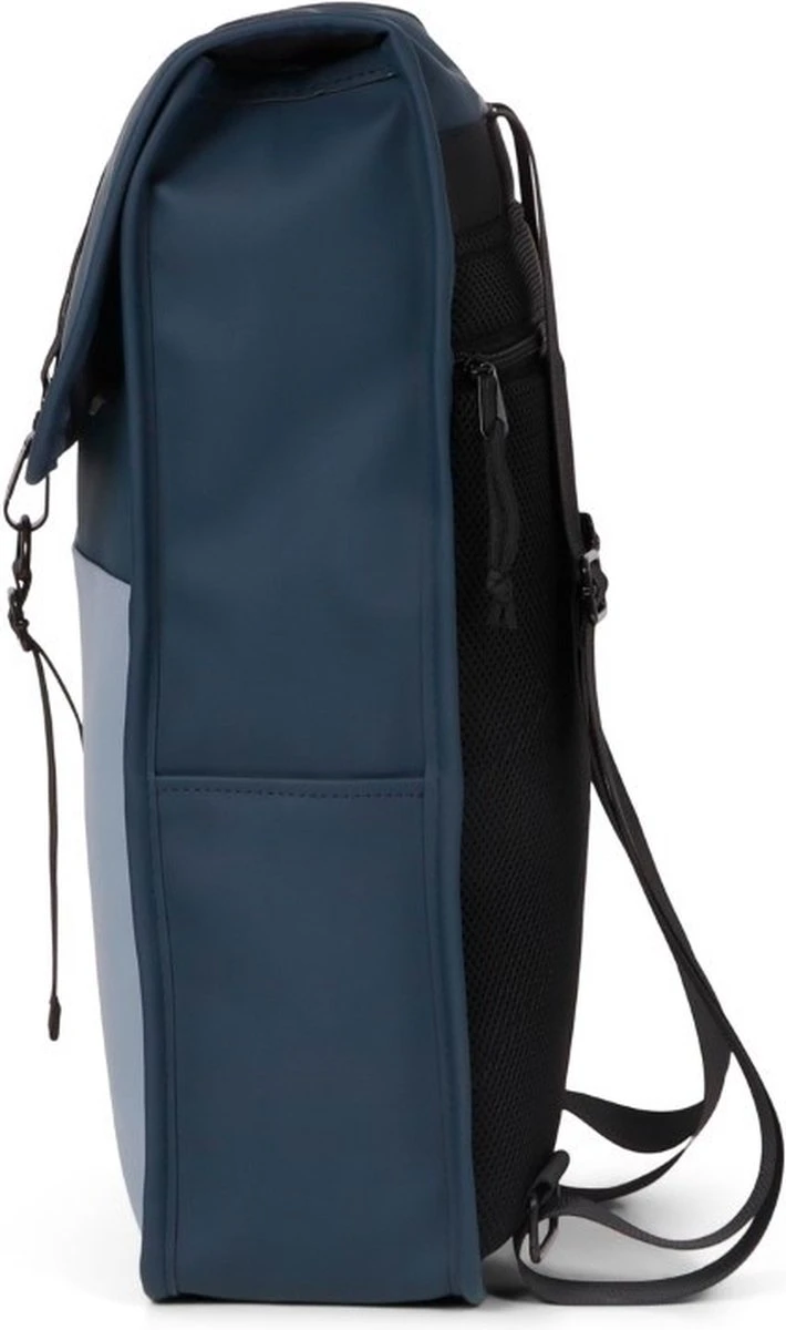 Norländer Dull PU Duo Rugtas - Met Laptopvak - Blauw 4 Norländer Dull PU Duo Rugtas - Met Laptopvak - Blauw - Afbeelding 2