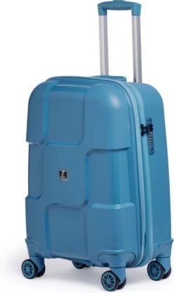 ©TROLLEYZ - Venice No.10 - Trolley - 55cm Met TSA Slot - Dubbele Wielen - 360° Spinners - 100% Polypropyleen - Handbagage Koffer In Ice Blue -Beroemde Bagage Winkel 713x1200 3