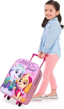 Paw Patrol Skye & Everest Trolley Koffer School Logeren Vakantie -Beroemde Bagage Winkel 713x1200 4