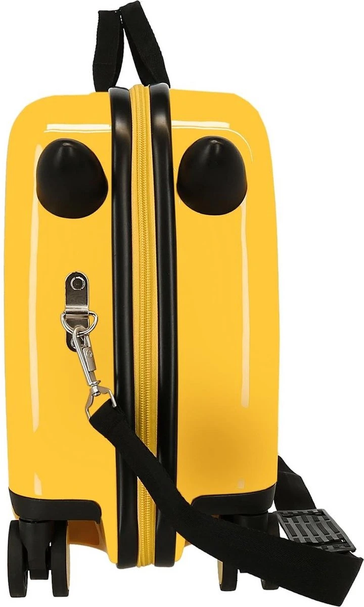 Disney Winnie The Pooh Kinderkoffer ABS Rol Zit Geel 4 Disney Winnie The Pooh Kinderkoffer ABS Rol Zit Geel - Afbeelding 2