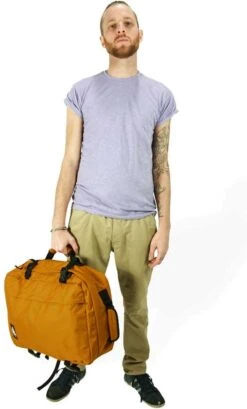 Cabin Zero Reistas / Weekendtas - 51 X 36 X 19 Cm - 44 Liter - Classic - Oranje -Beroemde Bagage Winkel 725x1200 6