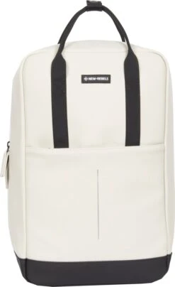 New Rebels® Julan - Rugtas - Beige - Waterbestendig - 42x12x28cm - Rugzak / Backpack -Beroemde Bagage Winkel 734x1200 2