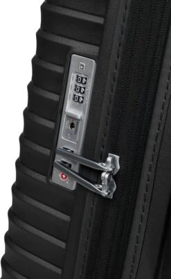 Samsonite Reiskoffer - Upscape Spinner 4 Wiel 75/28 Uitbreidbaar (Large) Black -Beroemde Bagage Winkel 737x1200