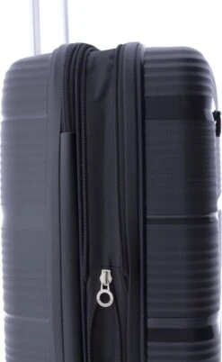 Gladiator Bionic S Handbagage Koffer Expandable - 55 Cm - TSA Slot - Zwart -Beroemde Bagage Winkel 737x1200 3