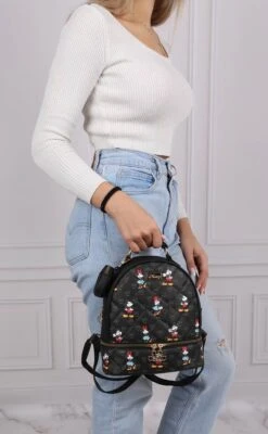 DISNEY Mickey En Minnie Mouse - Rugzak + Zakje, Zwart, Gewatteerd, Klein 20 DISNEY Mickey En Minnie Mouse - Rugzak + Zakje, Zwart, Gewatteerd, Klein -Beroemde Bagage Winkel 741x1200 15