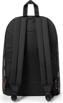Eastpak OUT OF OFFICE Unisex Rugzak - Nostalgia Black -Beroemde Bagage Winkel 744x1200 1