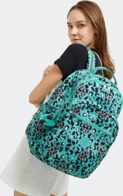 Kipling Seoul Rugzak - Leopard Flower -Beroemde Bagage Winkel 753x1200 4