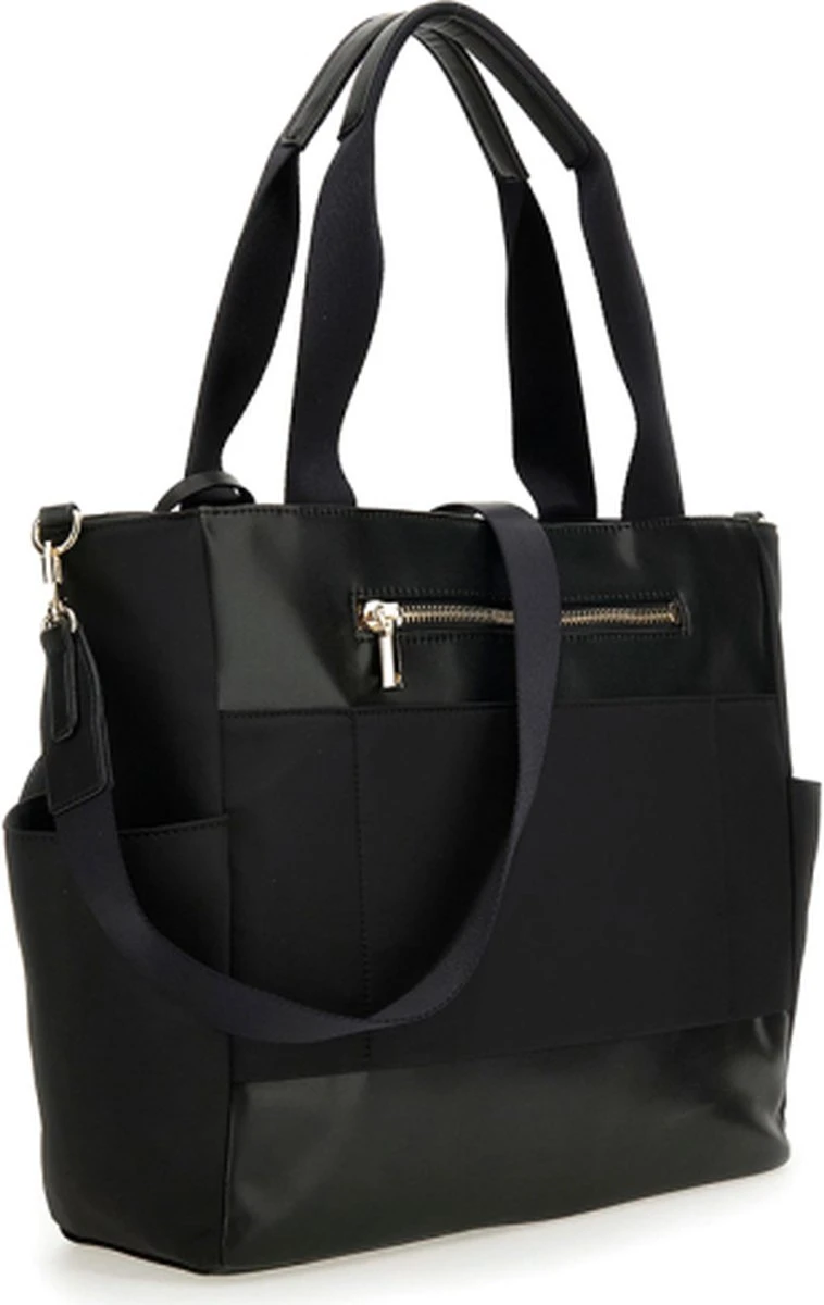 Guess Reistas / Weekendtas - 32 X 44 X 7 Cm - 10 Liter - Eco Gemma - Zwart 9 Guess Reistas / Weekendtas - 32 X 44 X 7 Cm - 10 Liter - Eco Gemma - Zwart - Afbeelding 7