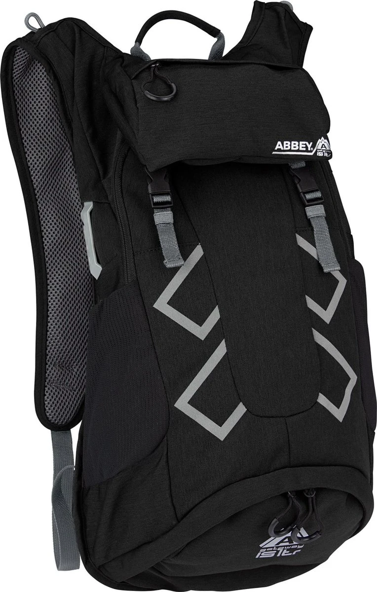 Abbey Active Outdoor Rugzak Aerofit - Gateway-15 L - Antraciet/Grijs 3 Abbey Active Outdoor Rugzak Aerofit - Gateway-15 L - Antraciet/Grijs