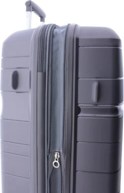 Gladiator Boxing L Spinner 77 - Exp - TSA Slot - Metallic Grey -Beroemde Bagage Winkel 771x1200