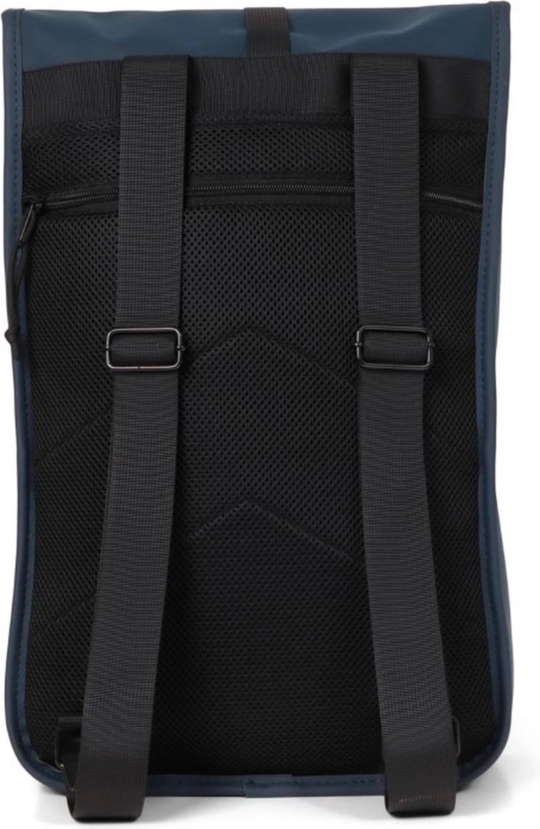 Norländer Dull PU Duo Rugtas - Met Laptopvak - Blauw 5 Norländer Dull PU Duo Rugtas - Met Laptopvak - Blauw - Afbeelding 3