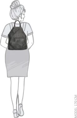 Enrico Benetti Caen 66514 Speelse Dames Rugzak - Grijs -Beroemde Bagage Winkel 783x1200 1