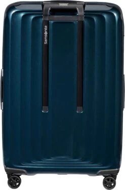 Samsonite Reiskoffer - Nuon Spinner 75/28 Exp (Medium) Metallic Dark Blue -Beroemde Bagage Winkel 790x1200