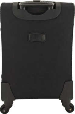 SB Travelbags Bagage Stoffen Koffer 75cm 4 Wielen Trolley - Zwart -Beroemde Bagage Winkel 791x1200 3