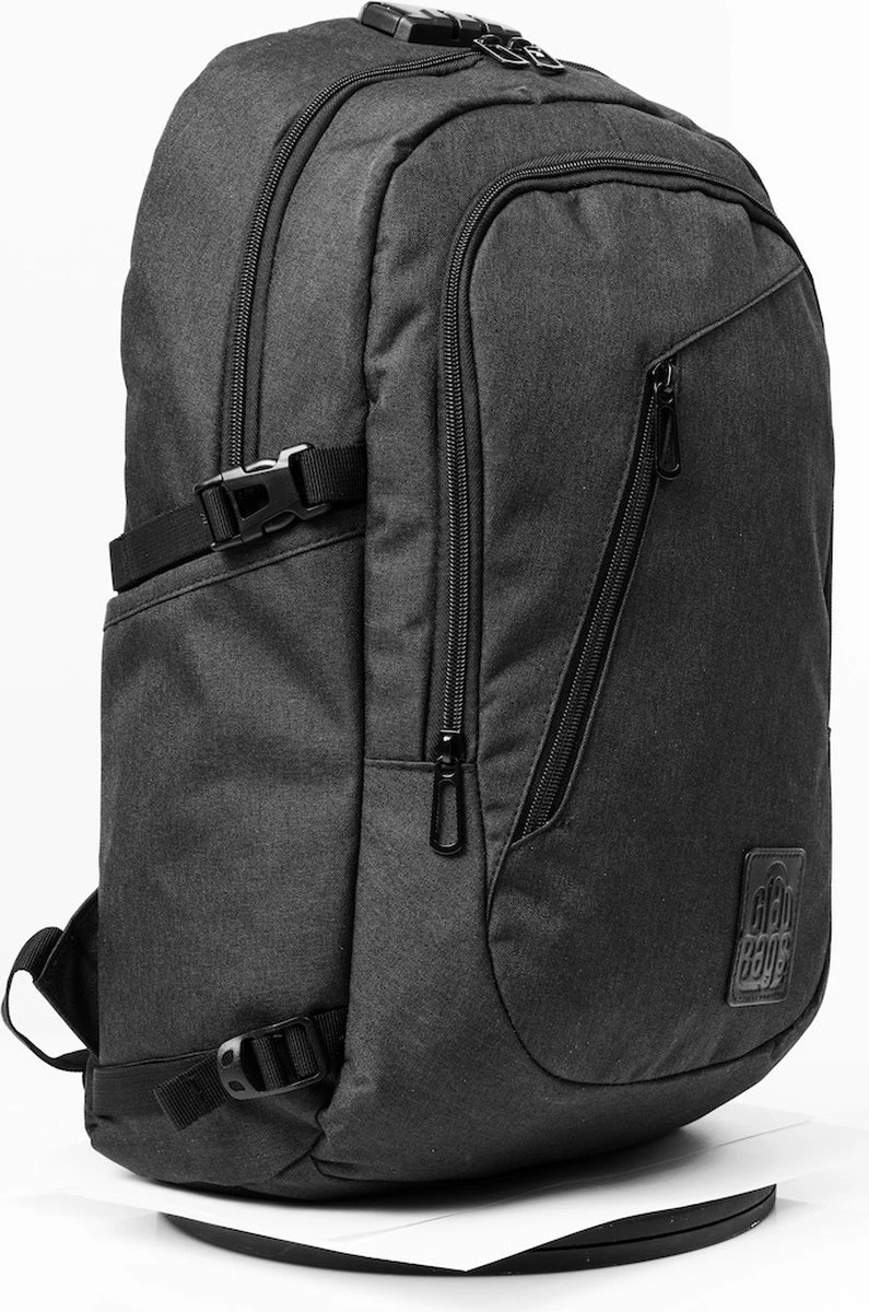 Grab Bag - #Code Edition - Rugtassen - Zwart - Anti Diefstal 7 Grab Bag - #Code Edition - Rugtassen - Zwart - Anti Diefstal - Afbeelding 5