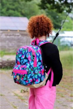 Pick & Pack Prachtige Vlinder - Rugzak - Donkerblauw - Maat M -Beroemde Bagage Winkel 798x1200 7