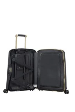 Samsonite Reiskoffer - S'Cure Dlx Spinner 55/20 (Handbagage) Black/Gold Deluscious -Beroemde Bagage Winkel 799x1200 85