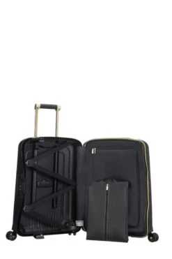 Samsonite Reiskoffer - S'Cure Dlx Spinner 55/20 (Handbagage) Black/Gold Deluscious -Beroemde Bagage Winkel 799x1200 87