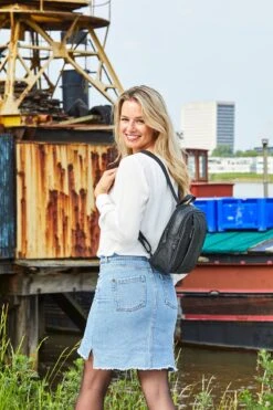 Enrico Benetti Toulouse Rugzak - 66169 - Zwart -Beroemde Bagage Winkel 800x1200 62