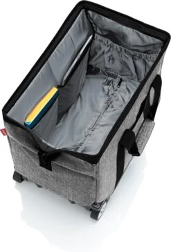 Reisenthel Allrounder Trolley Reiskoffer Reistas Op 2 Wielen - 30L - Twist Silver Grijs -Beroemde Bagage Winkel 814x1200