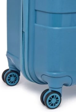 ©TROLLEYZ - Paris No.5 - Reiskoffer - 78cm Met TSA Slot - Dubbele Wielen - 360° Spinners - 100% Polypropyleen - Reiskoffer In Ice Blue -Beroemde Bagage Winkel 819x1200
