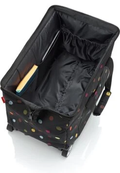Reisenthel Allrounder Trolley Reiskoffer Reistas Op 2 Wielen - 30L - Dots Zwart -Beroemde Bagage Winkel 830x1200 1