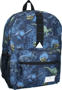 Skooter Dinogames - Rugzak - Schooltas Jongen - Blauw - Dino