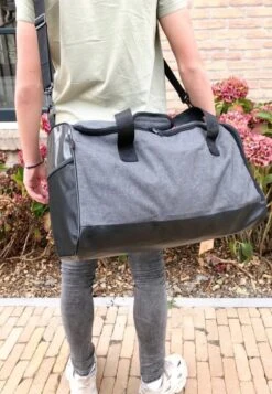 Active Sport Weekendtas 40 Liter - 52x26x30cm - Sporttas - Reistas - Grey -Beroemde Bagage Winkel 831x1200 9