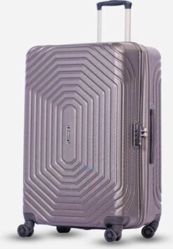 ©TROLLEYZ - Florence No.7 - Trolley - 55cm Met TSA Slot - Dubbele Wielen - 360° Spinners - 100% ABS - Handbagage Koffer In Cloudy Grey 17 ©TROLLEYZ - Florence No.7 - Trolley - 55cm Met TSA Slot - Dubbele Wielen - 360° Spinners - 100% ABS - Handbagage Koffer In Cloudy Grey -Beroemde Bagage Winkel 836x1200