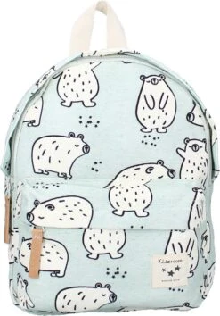 Kidzroom Simple Things Rugzak Meisje - Rugtas Kind - 2 T/m 6 Jaar - Mint - Blauw