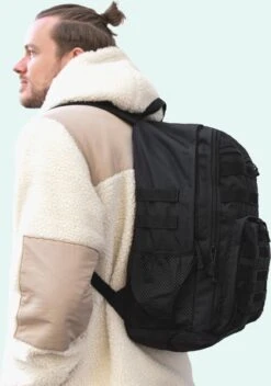 Waterdichte Rugzak - Hybride Tactical Backpack - Reistas Handbagage - Wandelrugzak - Grote Schooltas Zwart 19 Waterdichte Rugzak - Hybride Tactical Backpack - Reistas Handbagage - Wandelrugzak - Grote Schooltas Zwart -Beroemde Bagage Winkel 843x1200 8