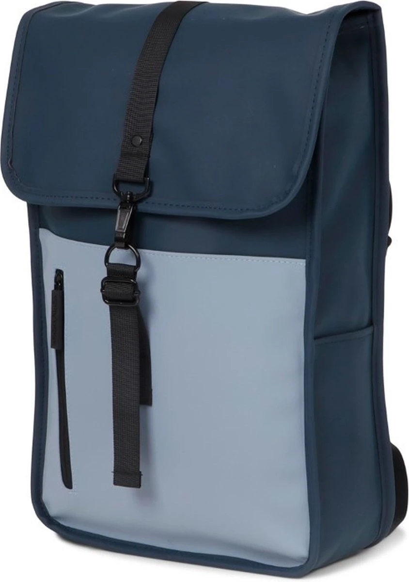 Norländer Dull PU Duo Rugtas - Met Laptopvak - Blauw 3 Norländer Dull PU Duo Rugtas - Met Laptopvak - Blauw