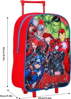 Marvel THE AVENGERS Trolley Koffertje Vakantie Logeren Tripjes -Beroemde Bagage Winkel 853x1200